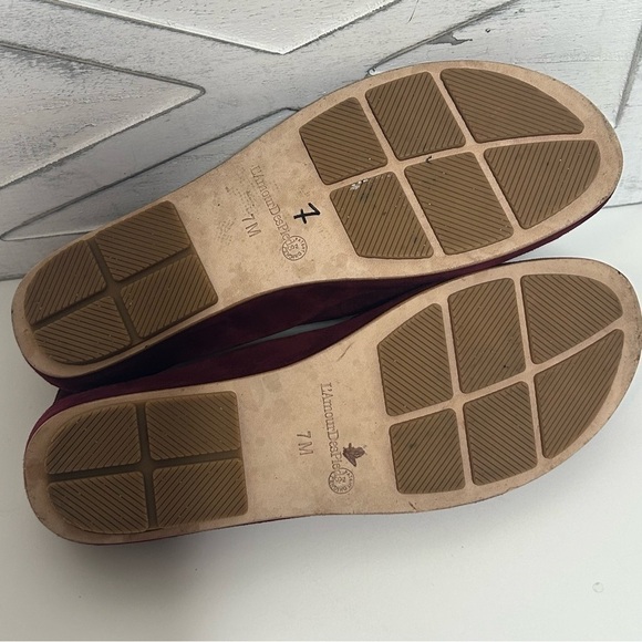 L’AmourDesPieds Cypris Maroon Suede Ballet Flats - Picture 16 of 16